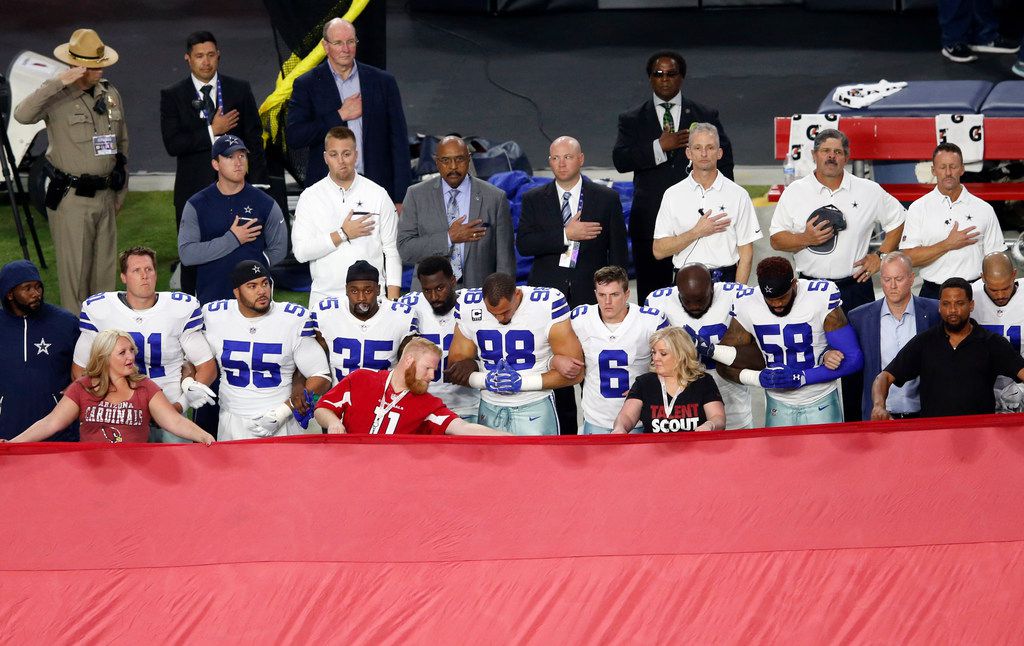 Players from almost every NFL team kneel, lock arms, more for national  anthem: 'There is no greater unifier'