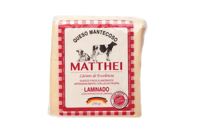 Queso mantecoso Matthei