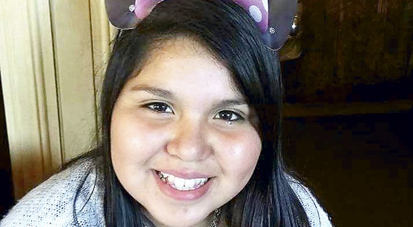 Rayén Meñanco, la niña de 12 años que falleció producto de la agresión.