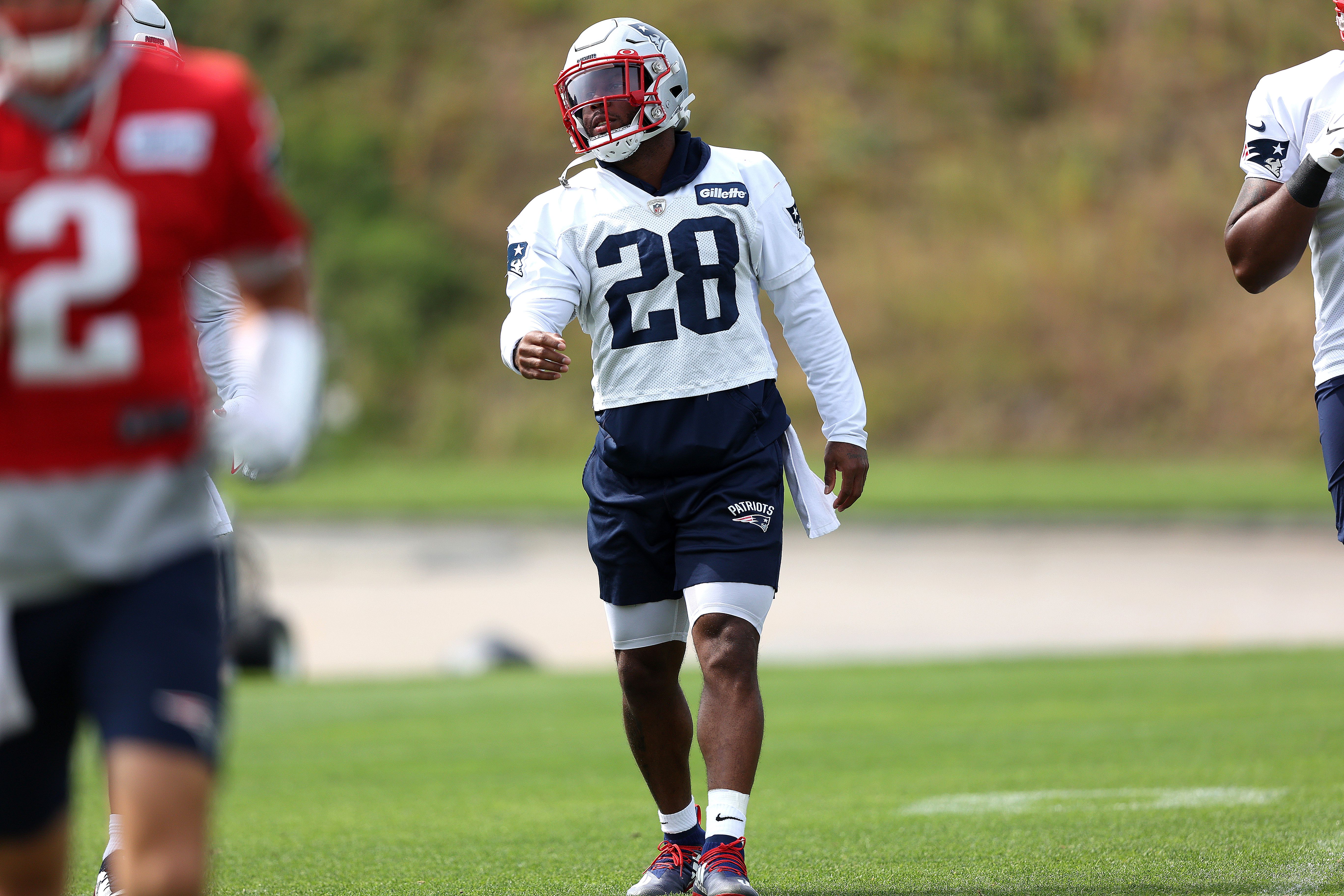 Patriots notebook: Running back Damien Harris misses practice