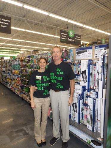 Friendly greeter opens Pet Supplies Plus