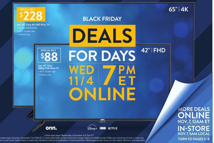 Walmart to conduct 3 Black Friday shopping events with the first