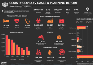 Database Shows Covid 19 Cases Deaths Hospital Beds Vulnerable Populations By County In U S