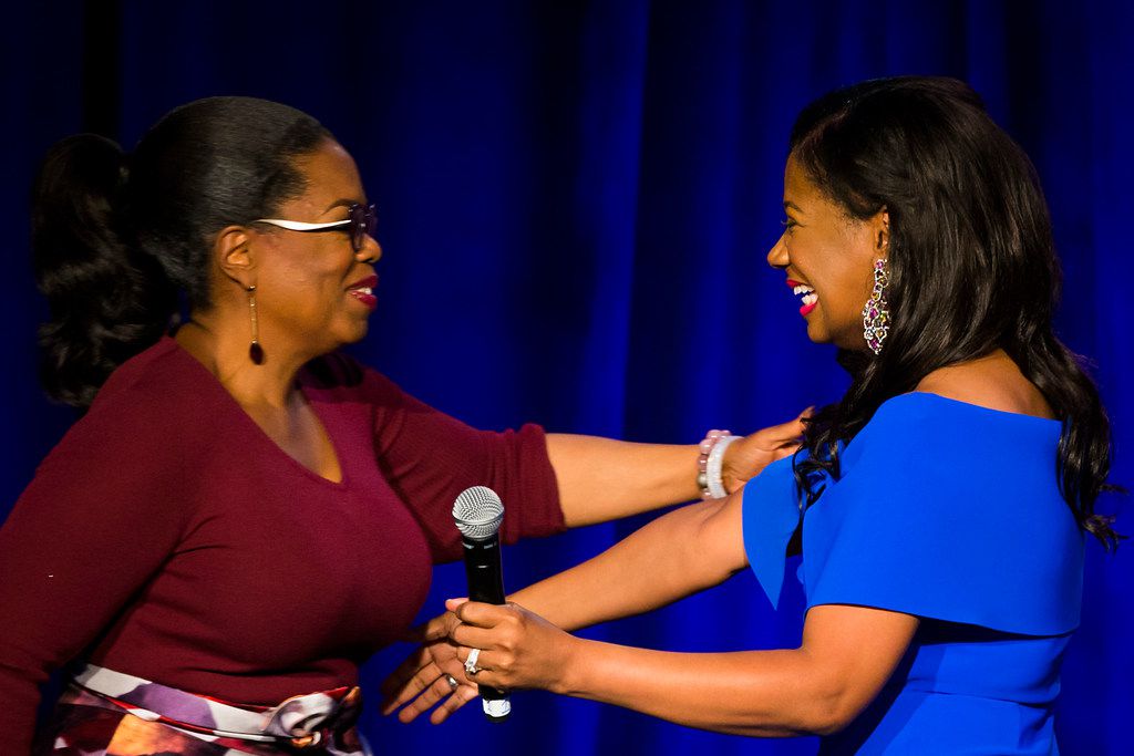 Oprah Winfrey Inspires Crowd In Frisco To Give And Give Some More