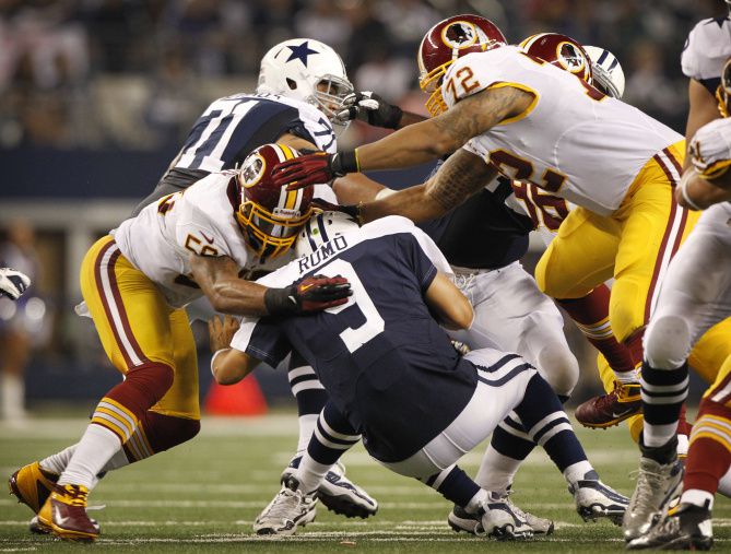 Griffin up, down in Redskins' loss at Cowboys