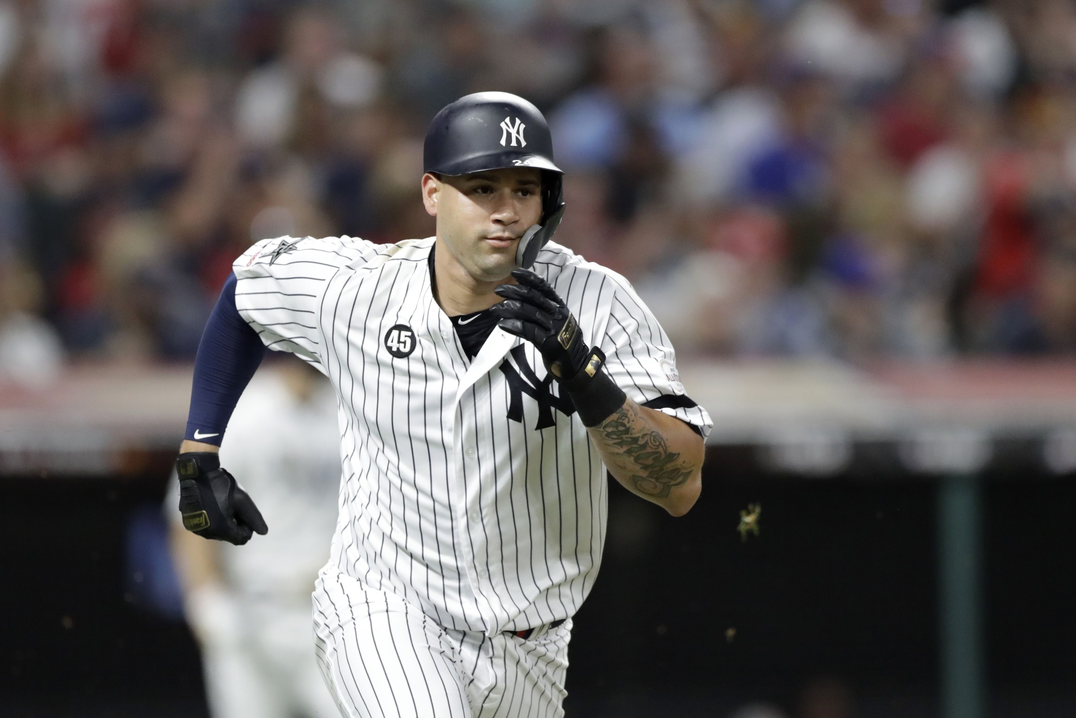 New York Yankee catcher Gary Sanchez 'progressing well' from injury