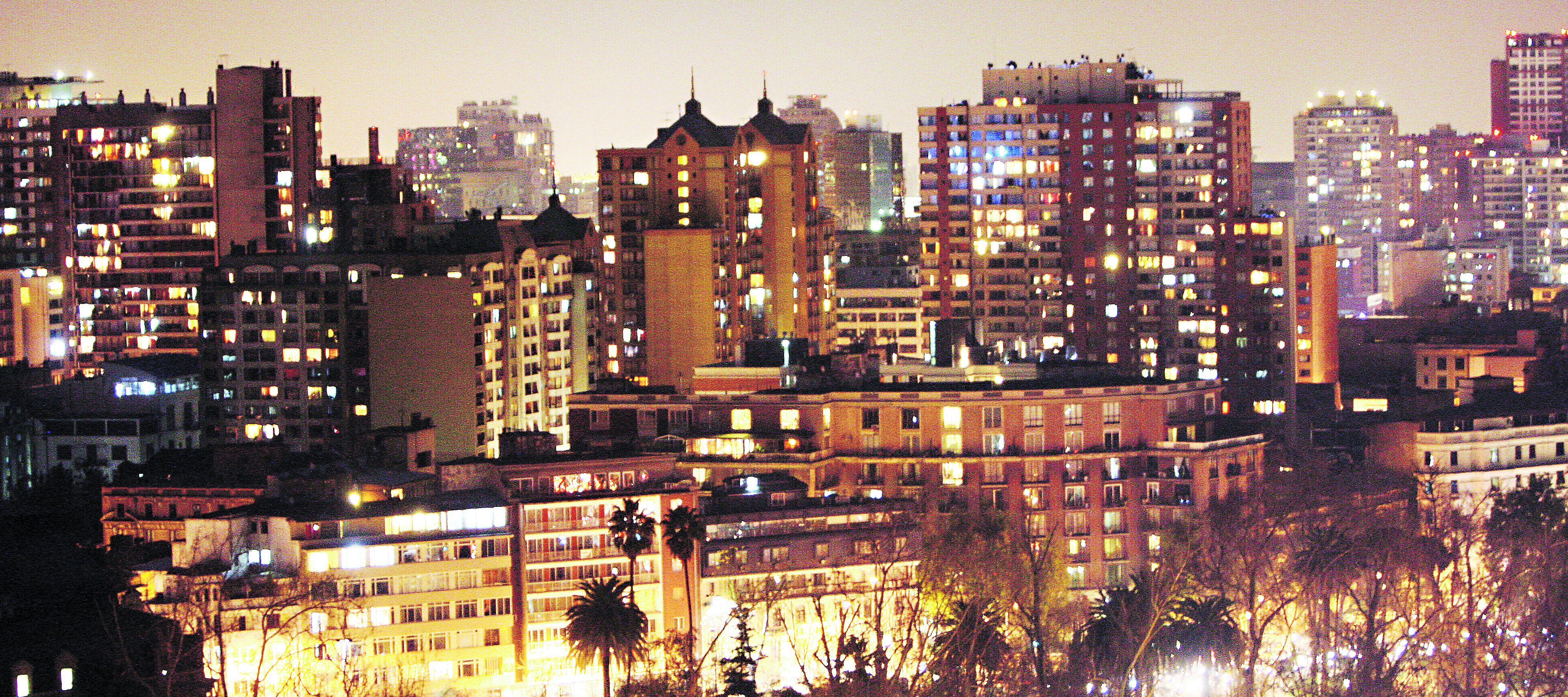 Vistas Nocturnas de Santiago