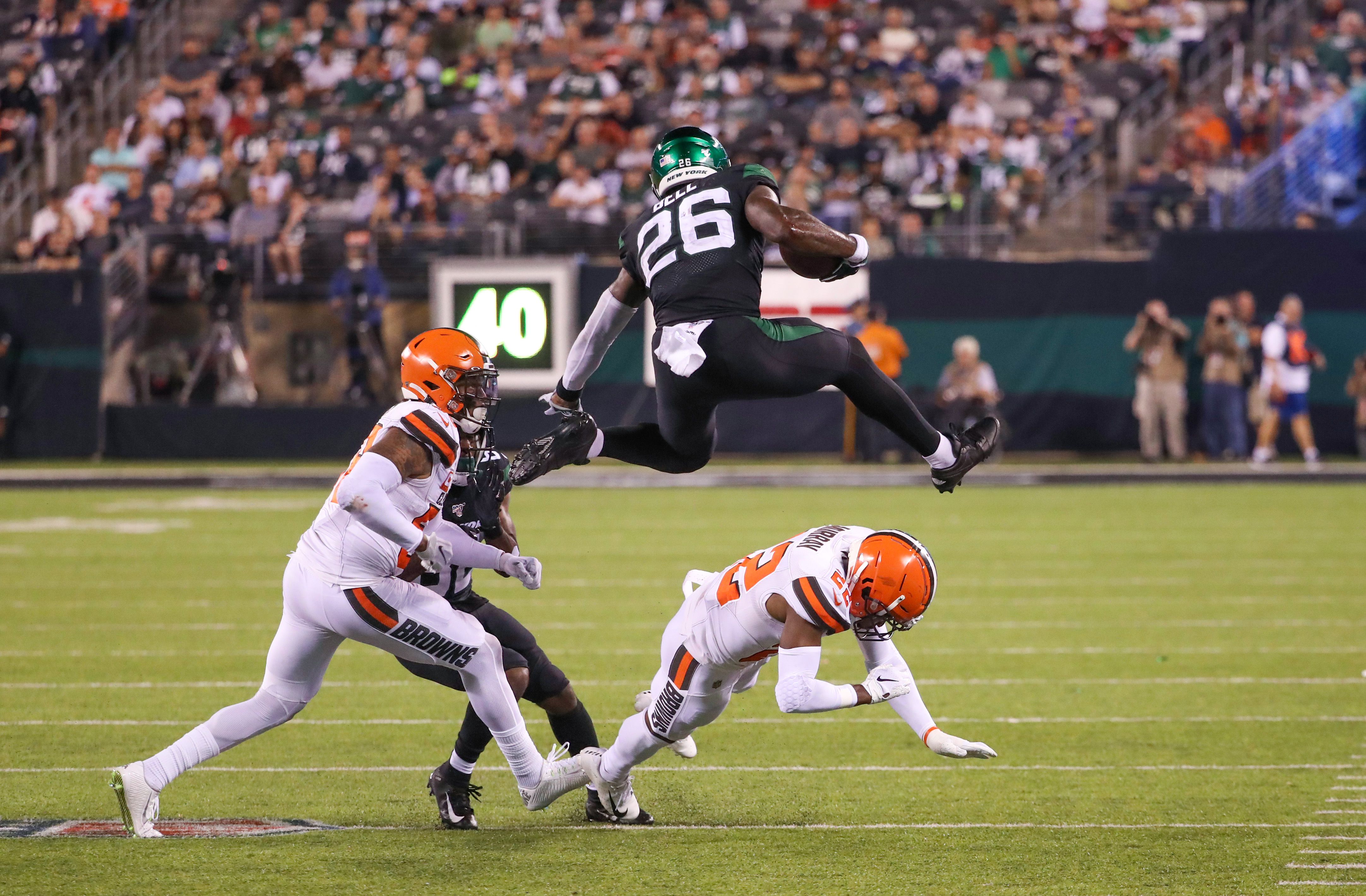 Giants ODELL BECKHAM Makes One Of His Patented One-handed