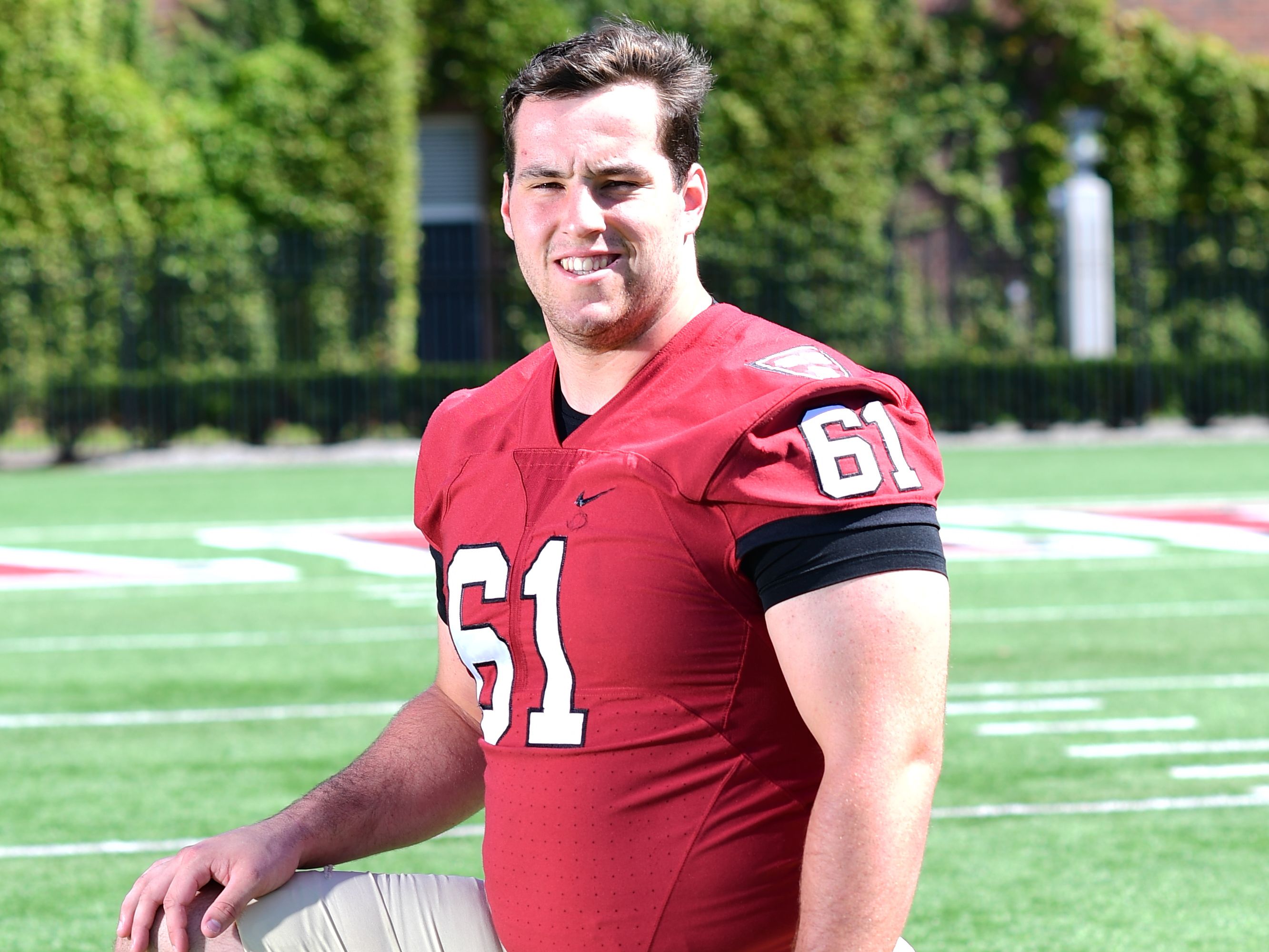 from harvard to lsu all ivy lineman liam shanahan headed to defending champs as grad transfer the boston globe