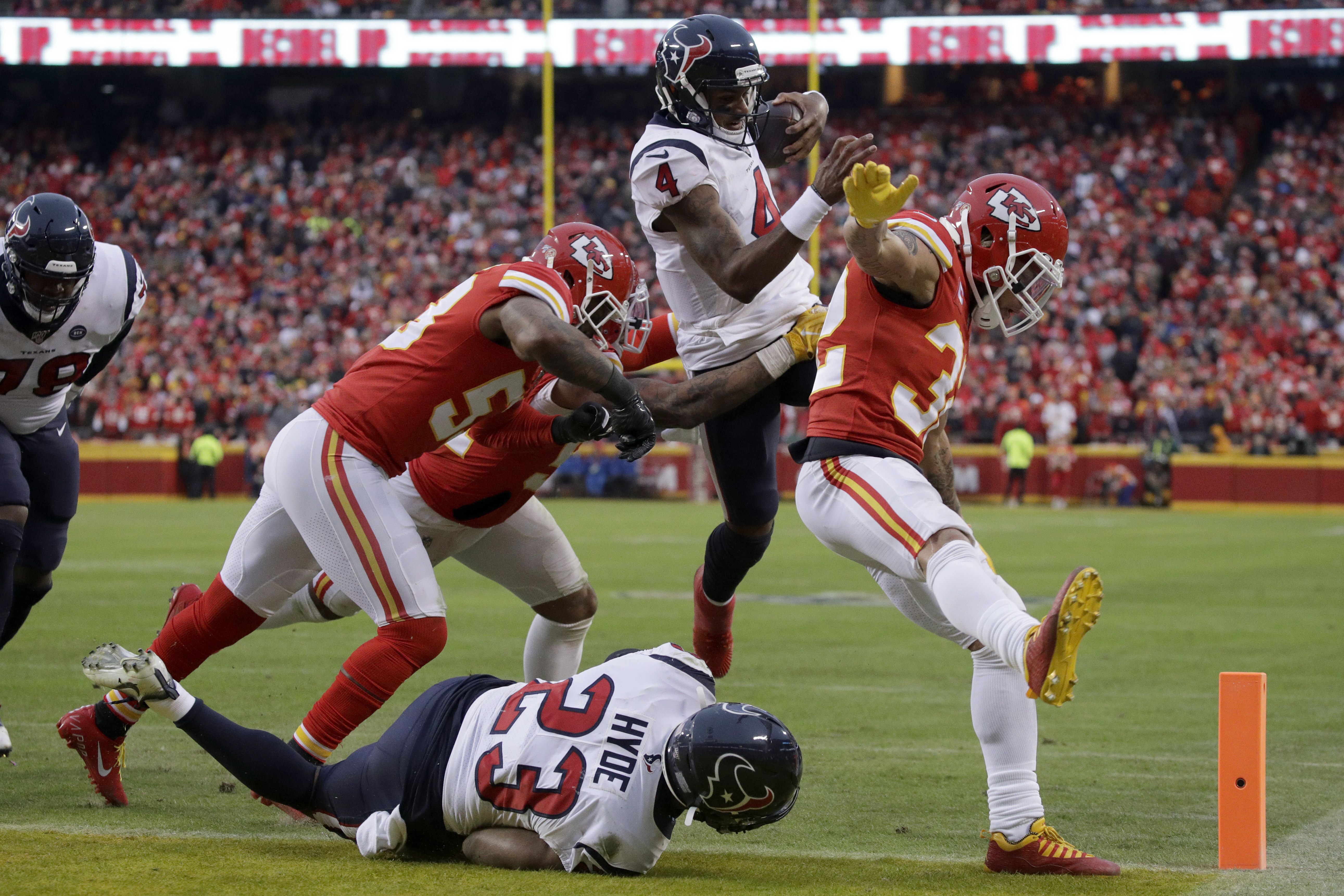 Texans lose 24-point lead as Chiefs advance with 51-31 win