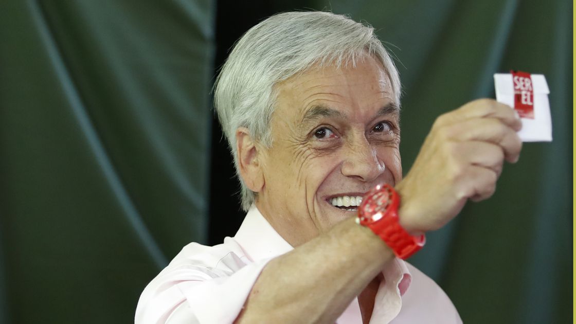 Sebastian Piñera vota en  segunda vuelta de Elecciones Presidenciales 2017