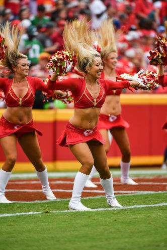 Kansas City Chiefs Cheerleaders and their boots