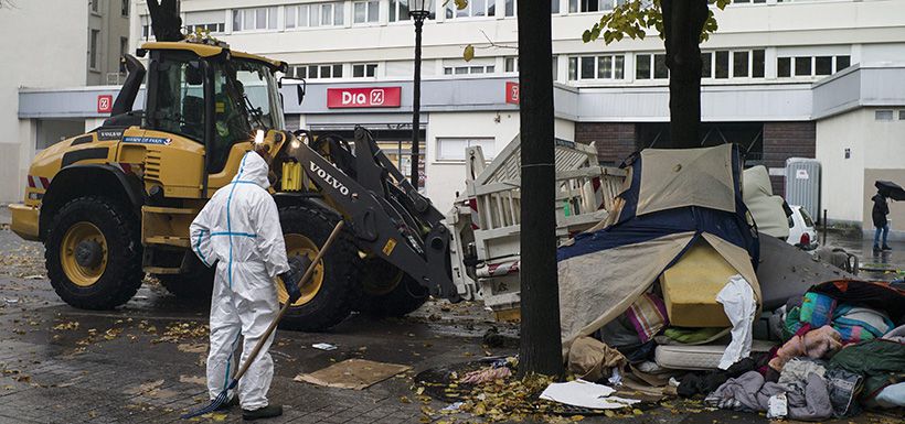 Campamento en París