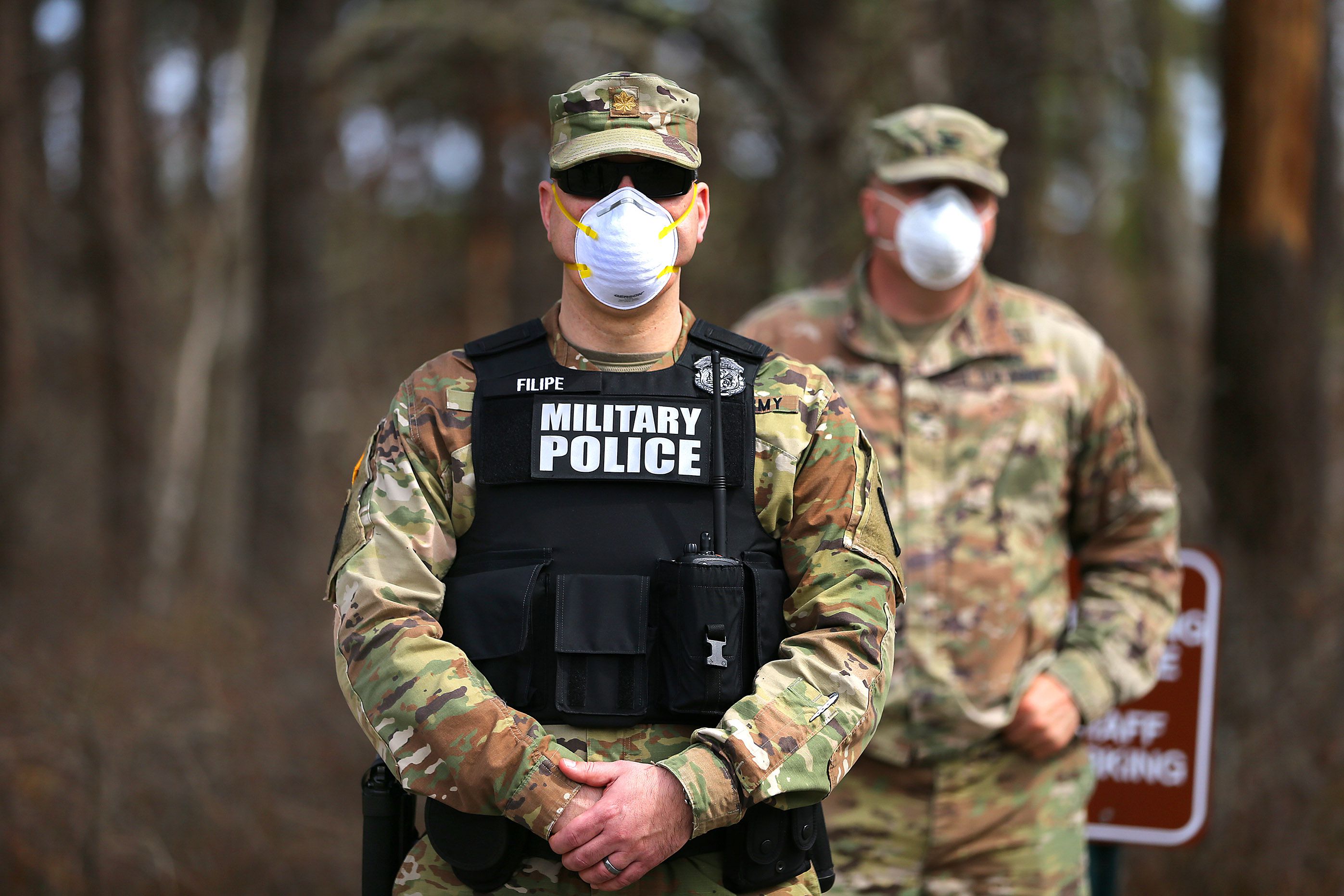 Massachusetts National Guard Soldiers conduct joint law