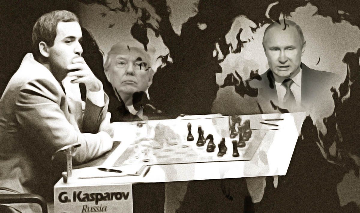 Kasparov says chessboard attack was political