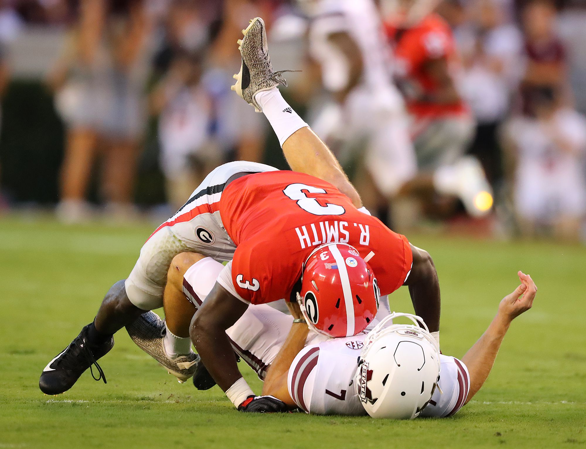 Radi Nabulsi on Twitter: #UGA's Roquan Smith has been named one of five  finalists for the 2017 Bronko Nagurski Trophy, given annually to the  nation's top defensive player.  / Twitter