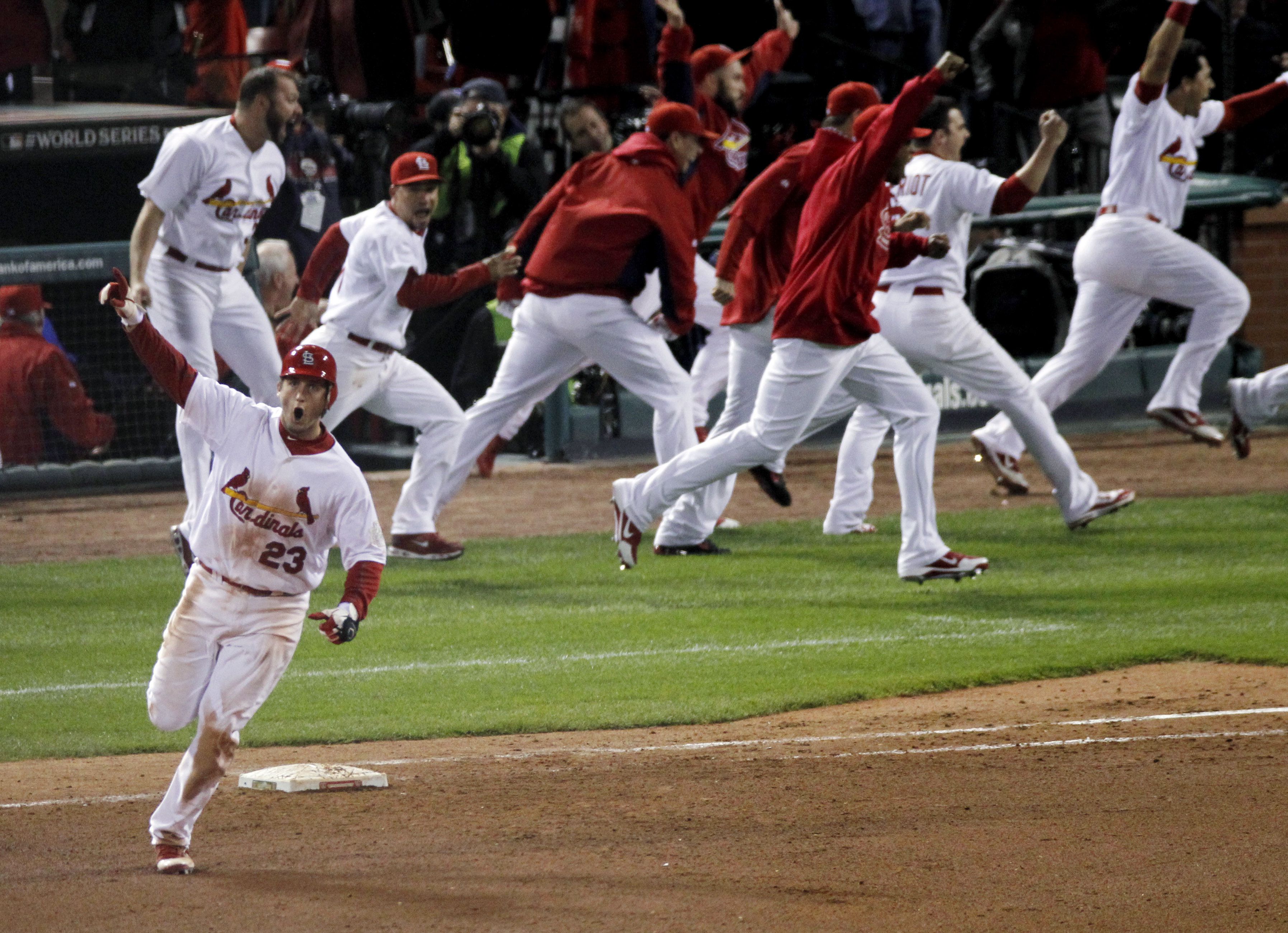 Baseball: Comeback Cardinals beat Rangers to win World Series