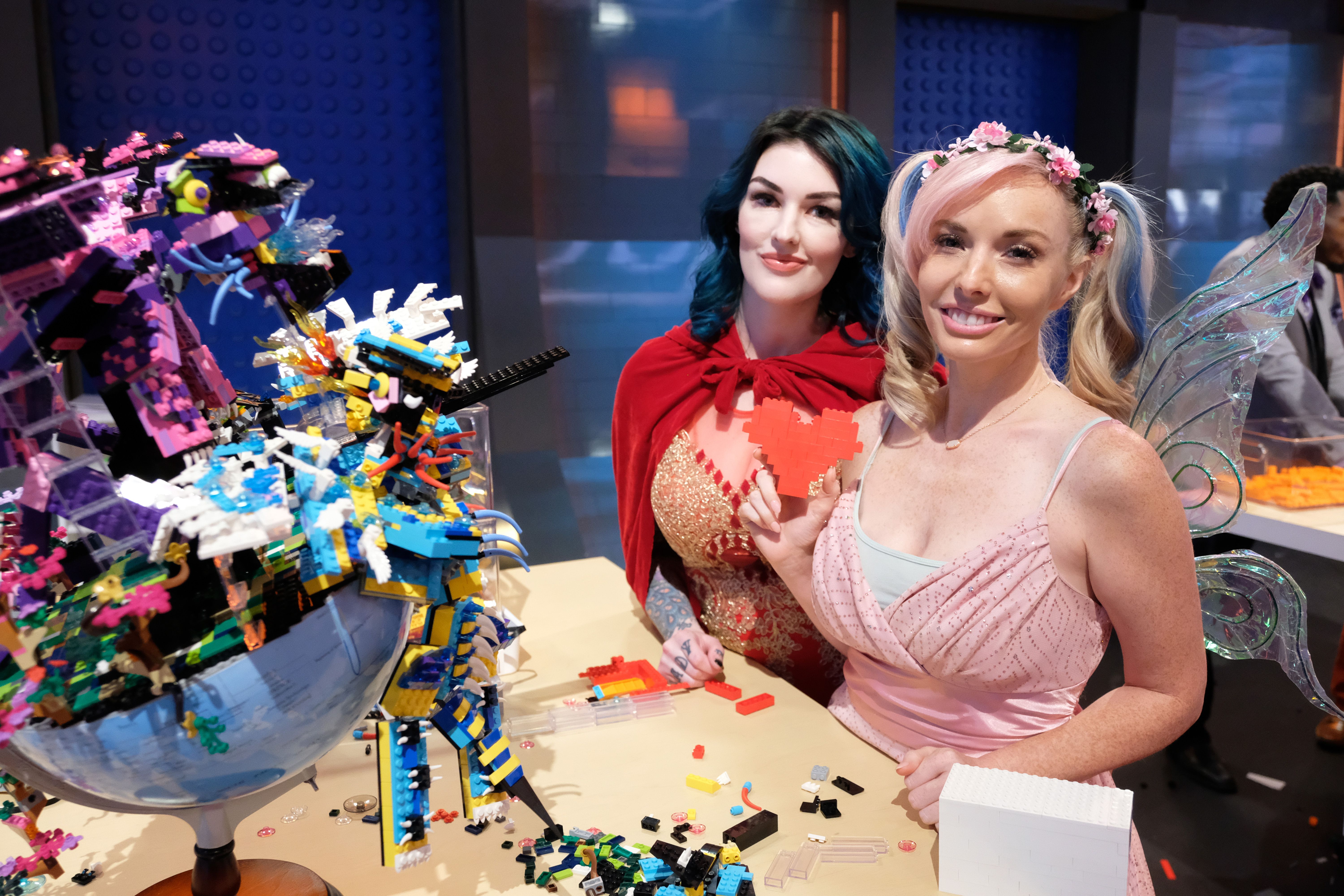 Amie and krystle lego masters cosplay