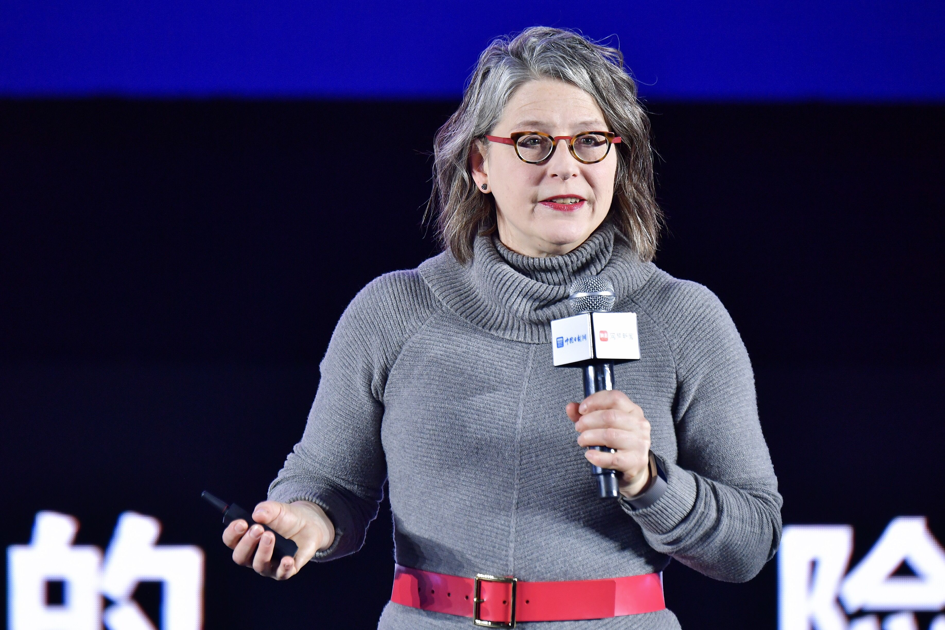 The Gray Rhino author Michele Wucker addresses 2019 Impact Summit in Beijing