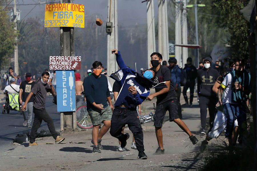 Protestas en El Bosque