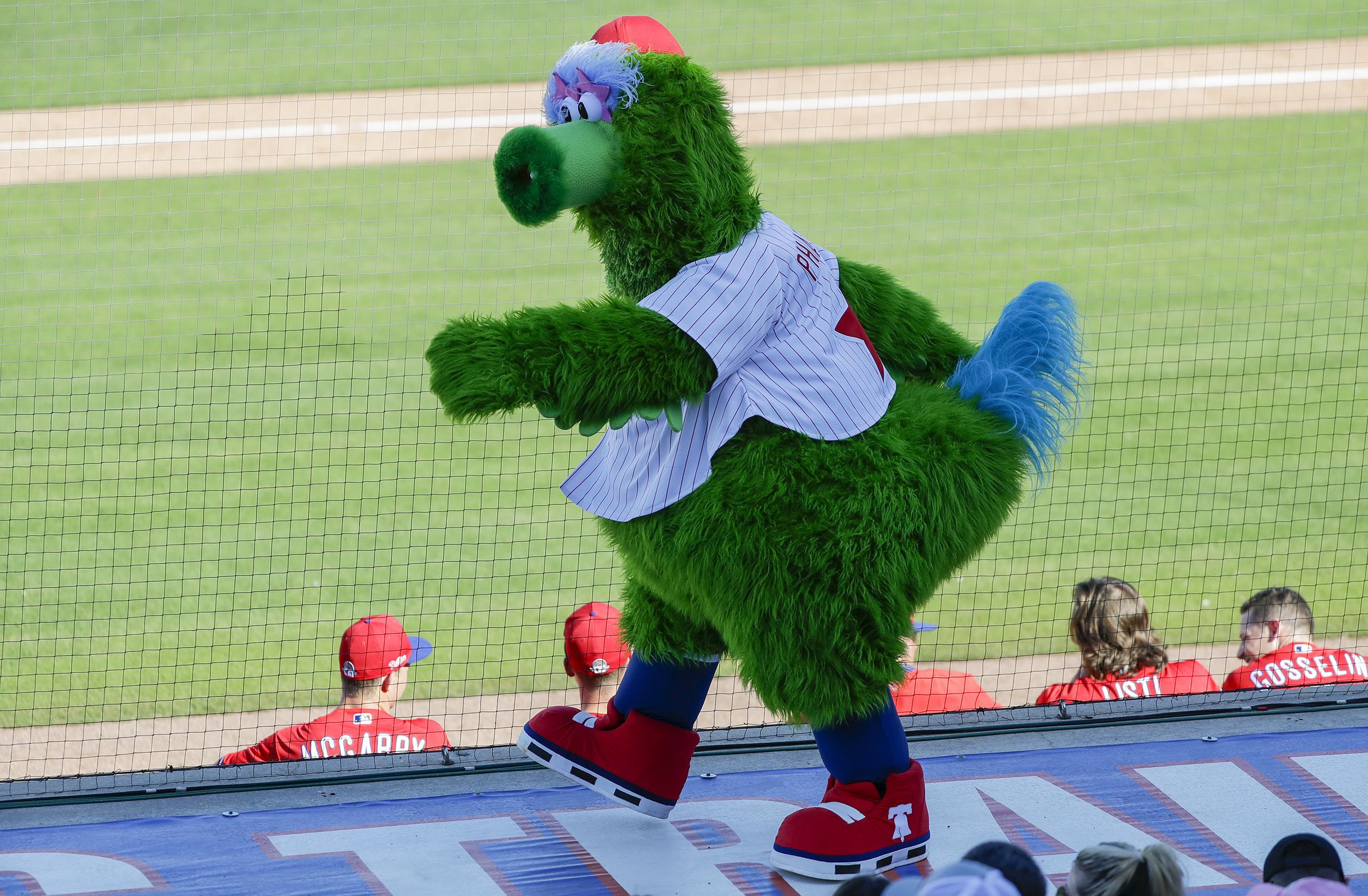 Phillie Phanatic vs. Wally The Green Monster  Baseball mascots, Green  monsters, Boston red sox