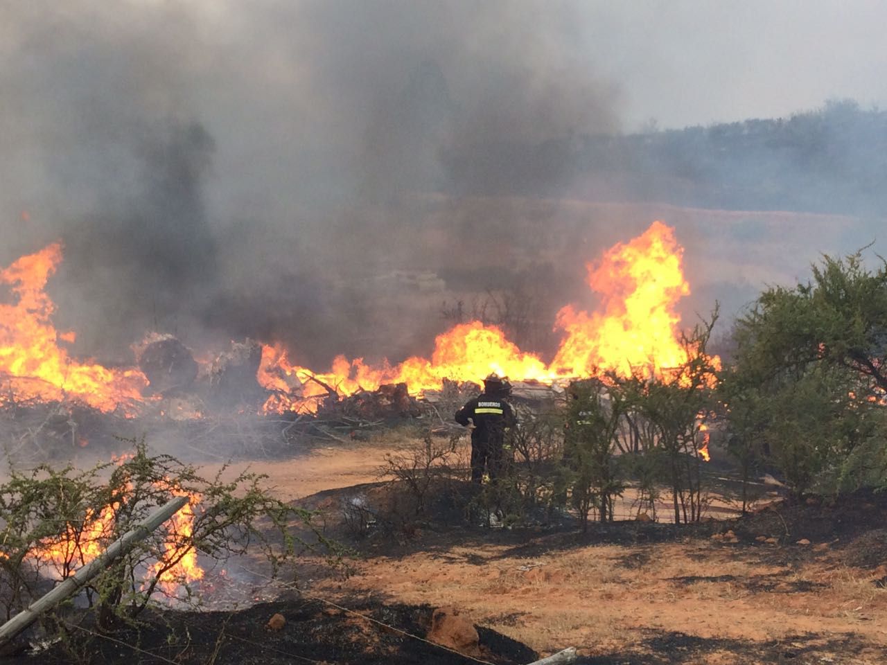 VILLA ALEMANA - Incendio Forestal Alerta Roja