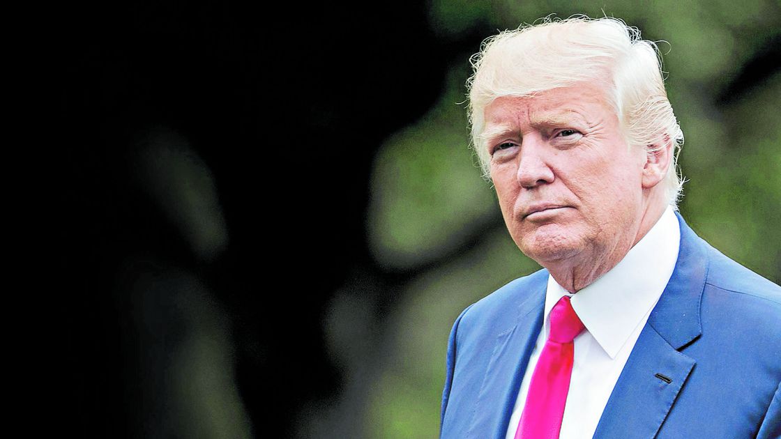 President Trump Arrives To The South Lawn Of The White House