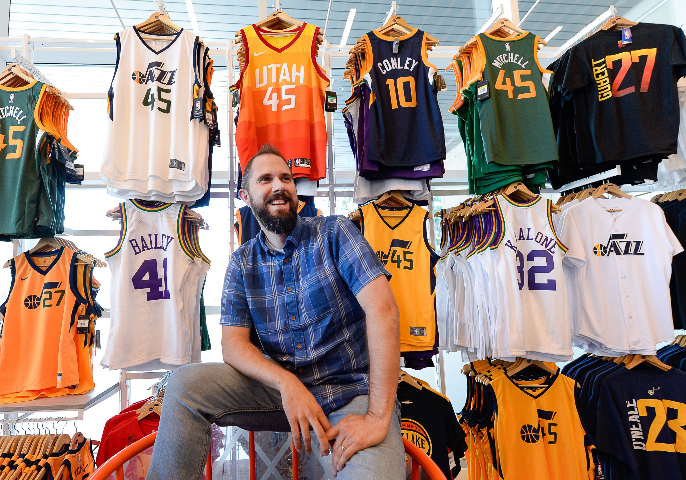 Ben Barnes is the Utah man behind some of sports' most recognizable logos  and jerseys — including the Jazz's