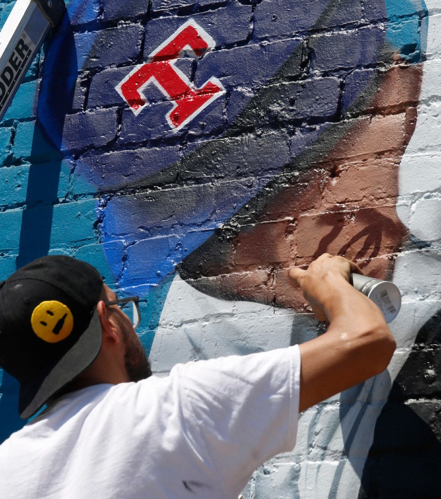 Rougned Odor 'punch' mural in Arlington can stay as painted under new city  policy - for now