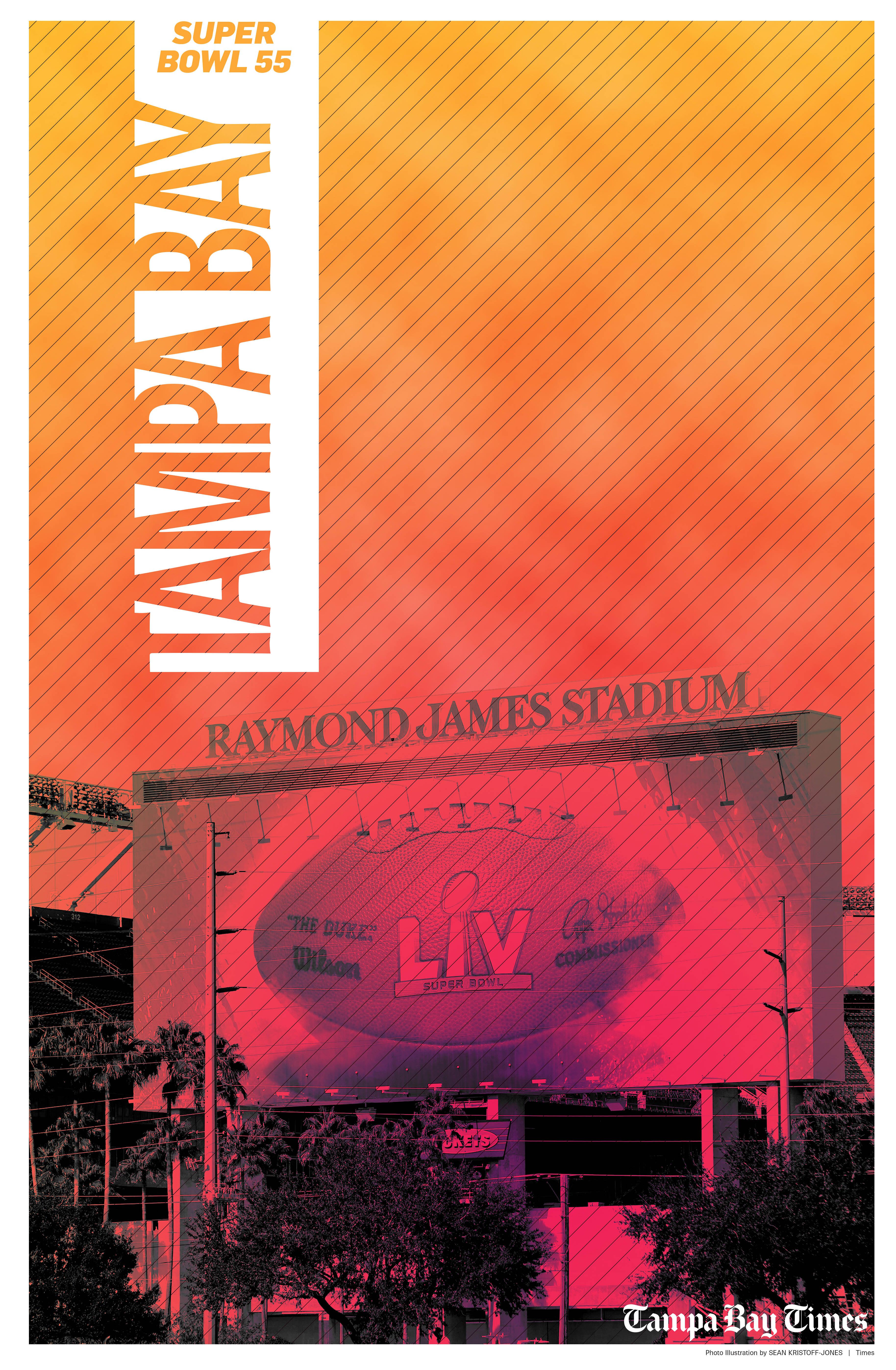 Super Bowl LV (Tampa 2021) Official SUPER TICKETS Game History Poster –  Sports Poster Warehouse