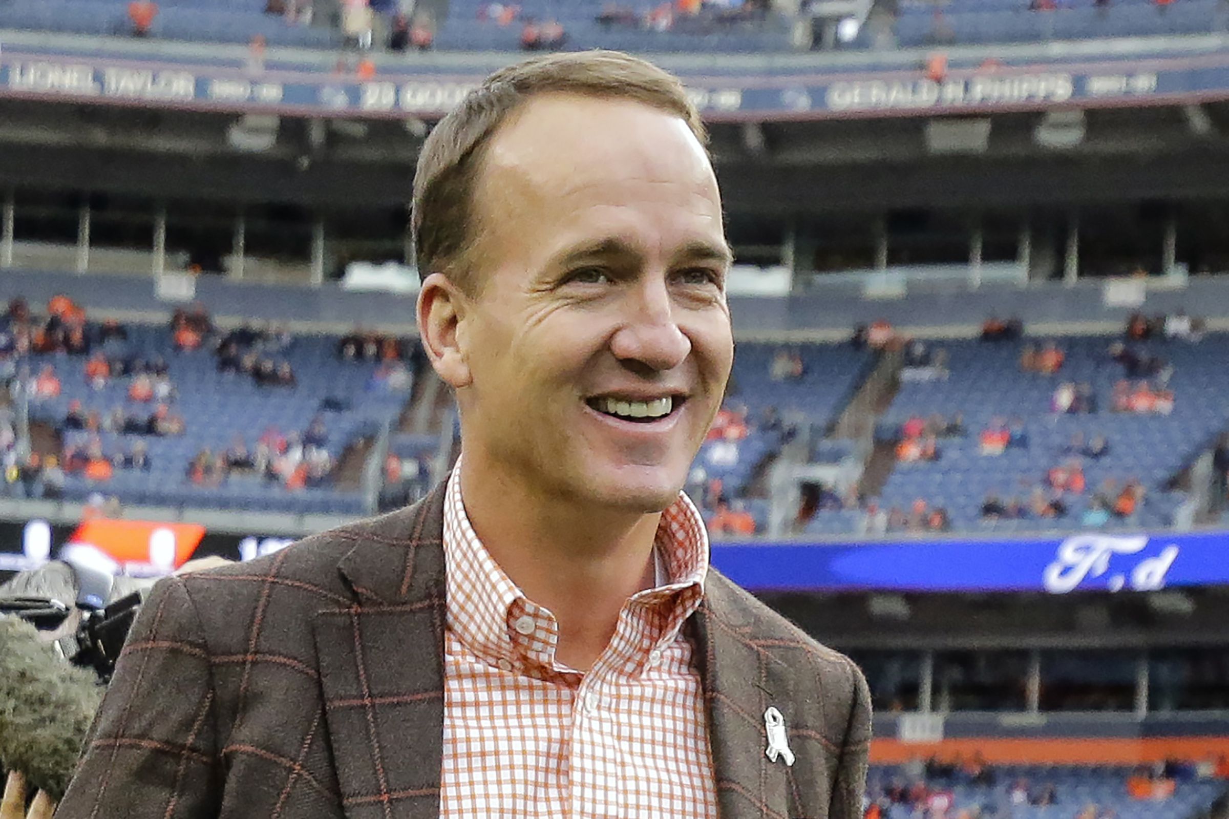 Peyton Manning Pro Football Hall of Fame QB in Class of 2021