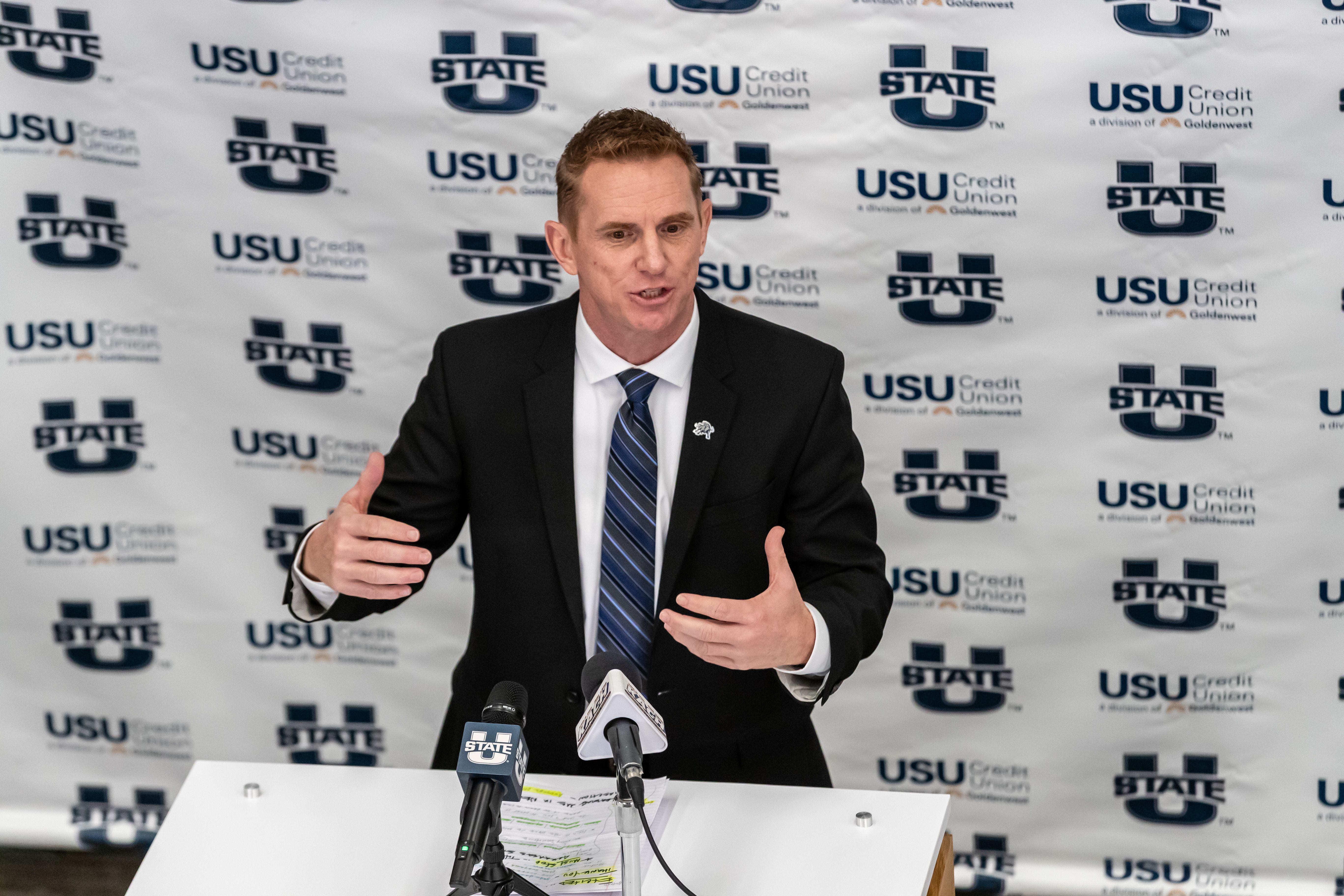 New Utah State coach promises diversity, speed and titles to a team in  tatters
