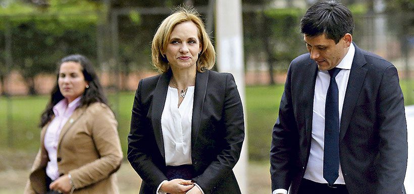 La candidata presidencial de la DC, Carolina Goic.