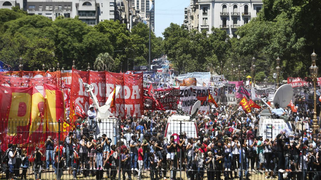 Reforma de pensiones protestas argentina