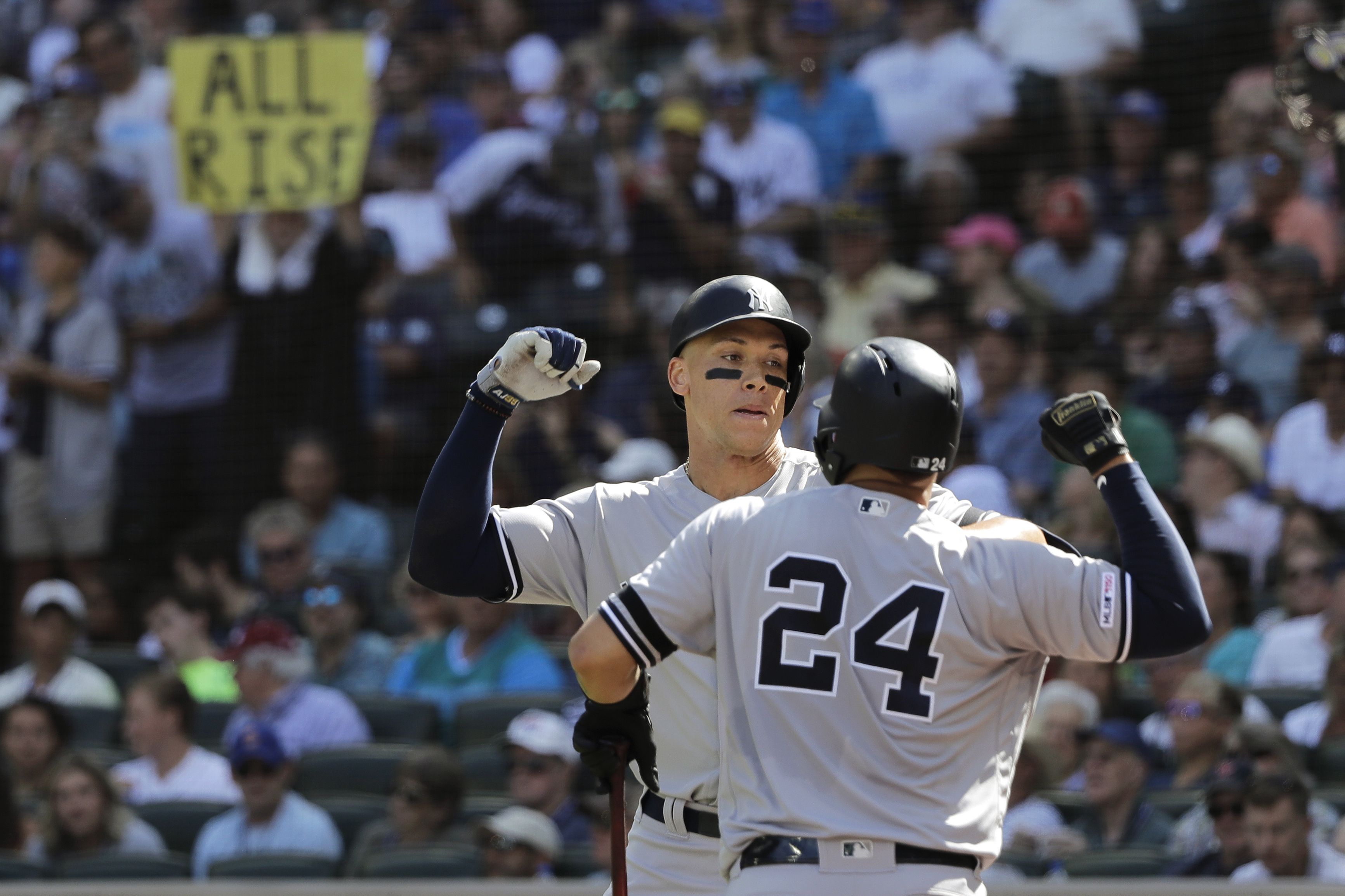 Gregorius slam off Ryu, Yankees hit 5 HRs, rout Dodgers 10-2