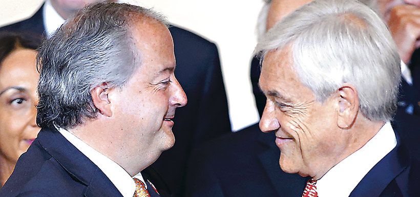 Nicolás Monckeberg y Sebastián Piñera.