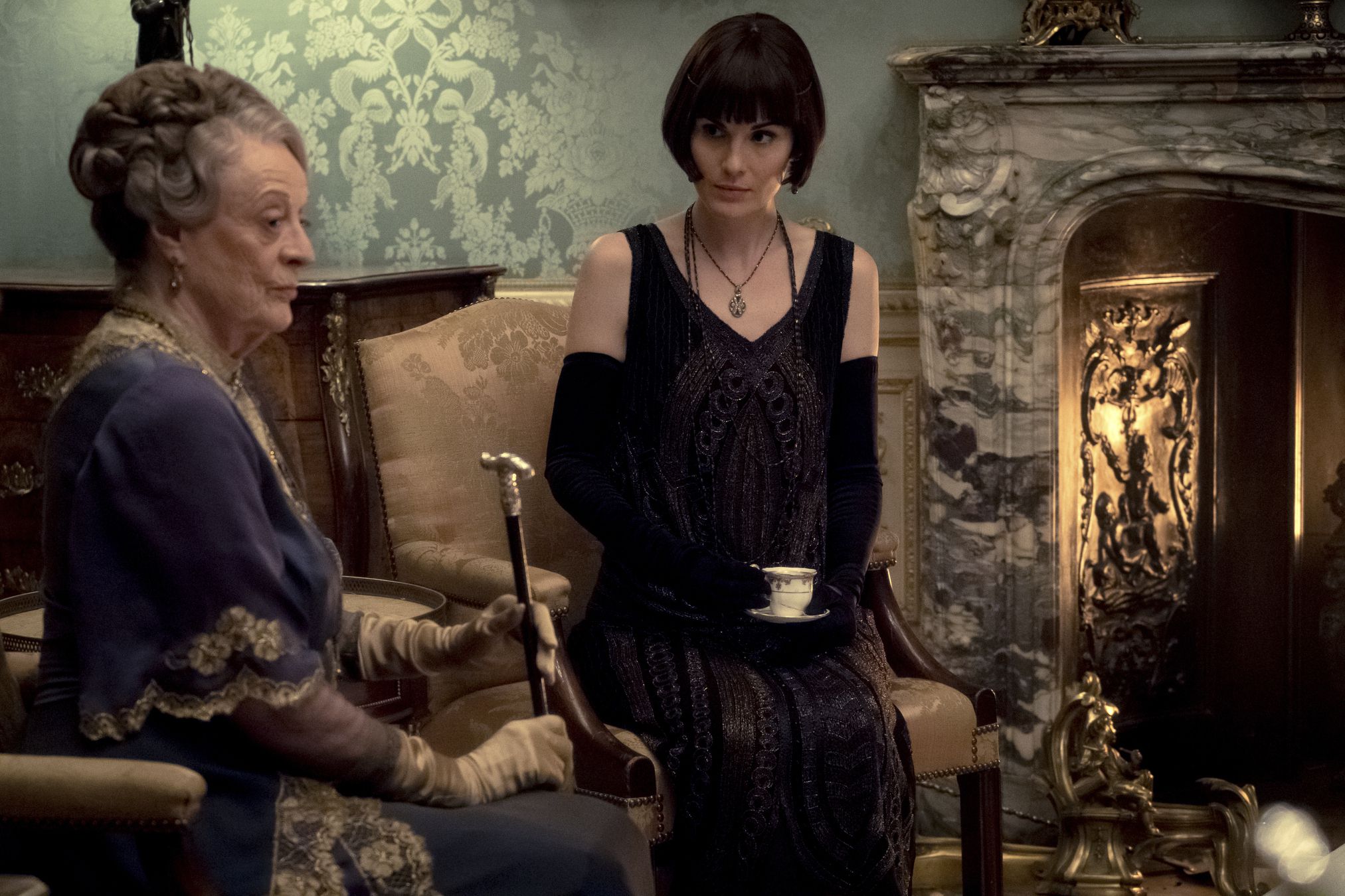 King George V, Queen Mary's Visit in the Downton Abbey Film Is