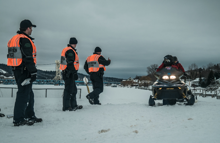 DNR partners with sheriff s deputies to patrol snowmobile noise