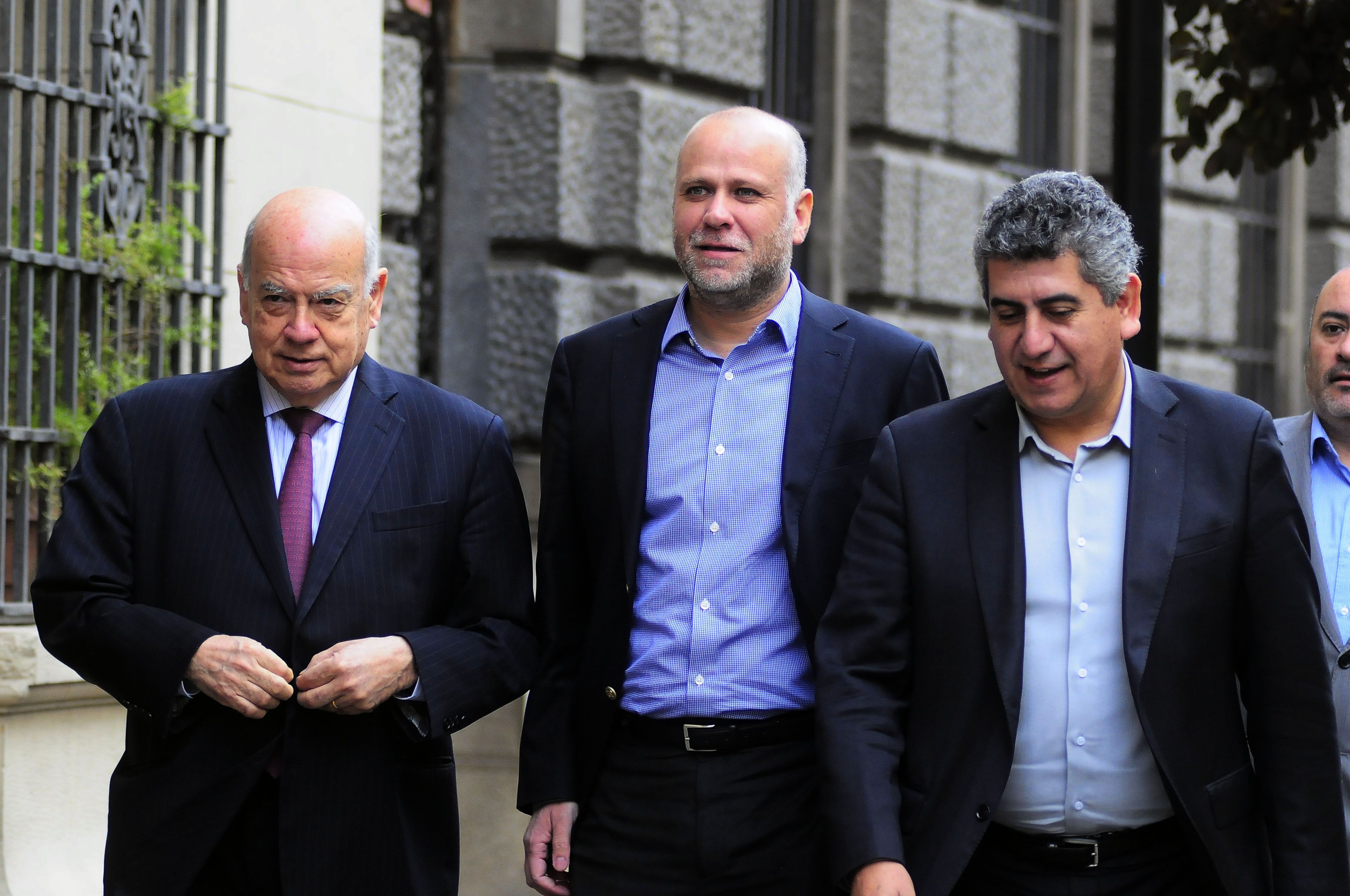 Desayuno de Alejandro Guillier, José Miguel Insulza y Álvaro Elizalde