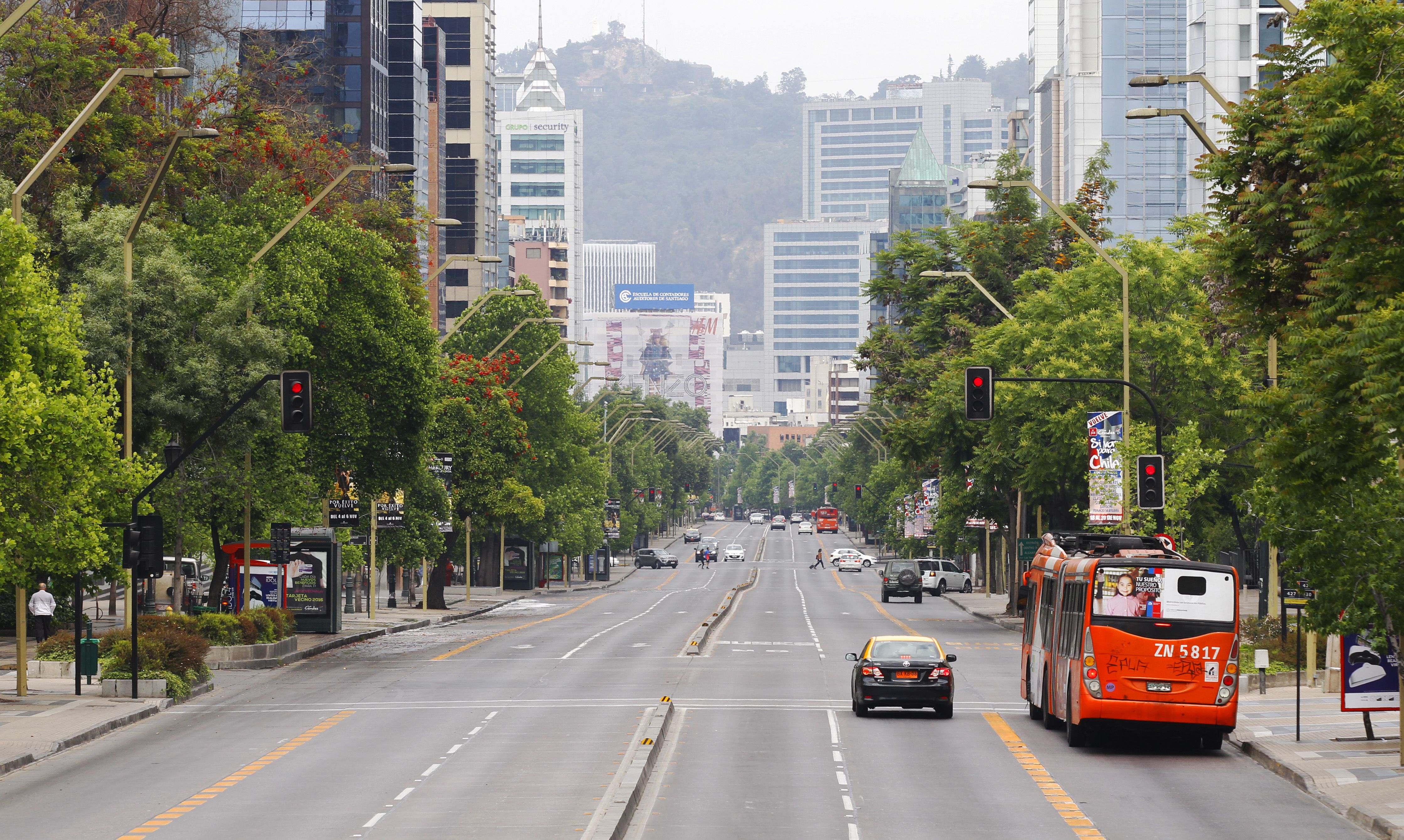 Postales de Santiago en  Fin de Semana Largo