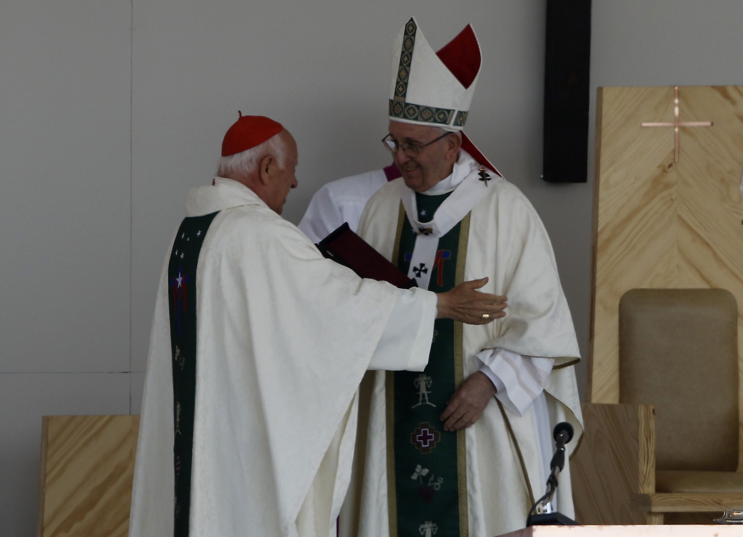 El Papa Francisco realiza la Santa Misa en el Parque O'Higgins