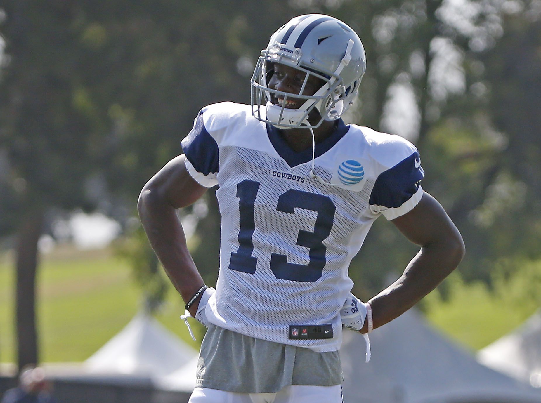 Cowboys' Michael Gallup on not suffering from triskaidekaphobia