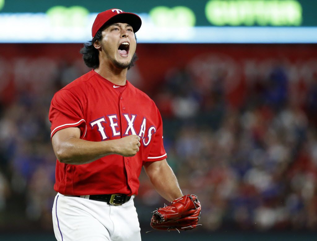 Yu Darvish (Rangers), MAY 21, 2013 - MLB : Pitcher Yu Darvish of the Texas  Rangers during the Major League Baseball game against the Oakland Athletics  at Rangers Ballpark in Arlington in