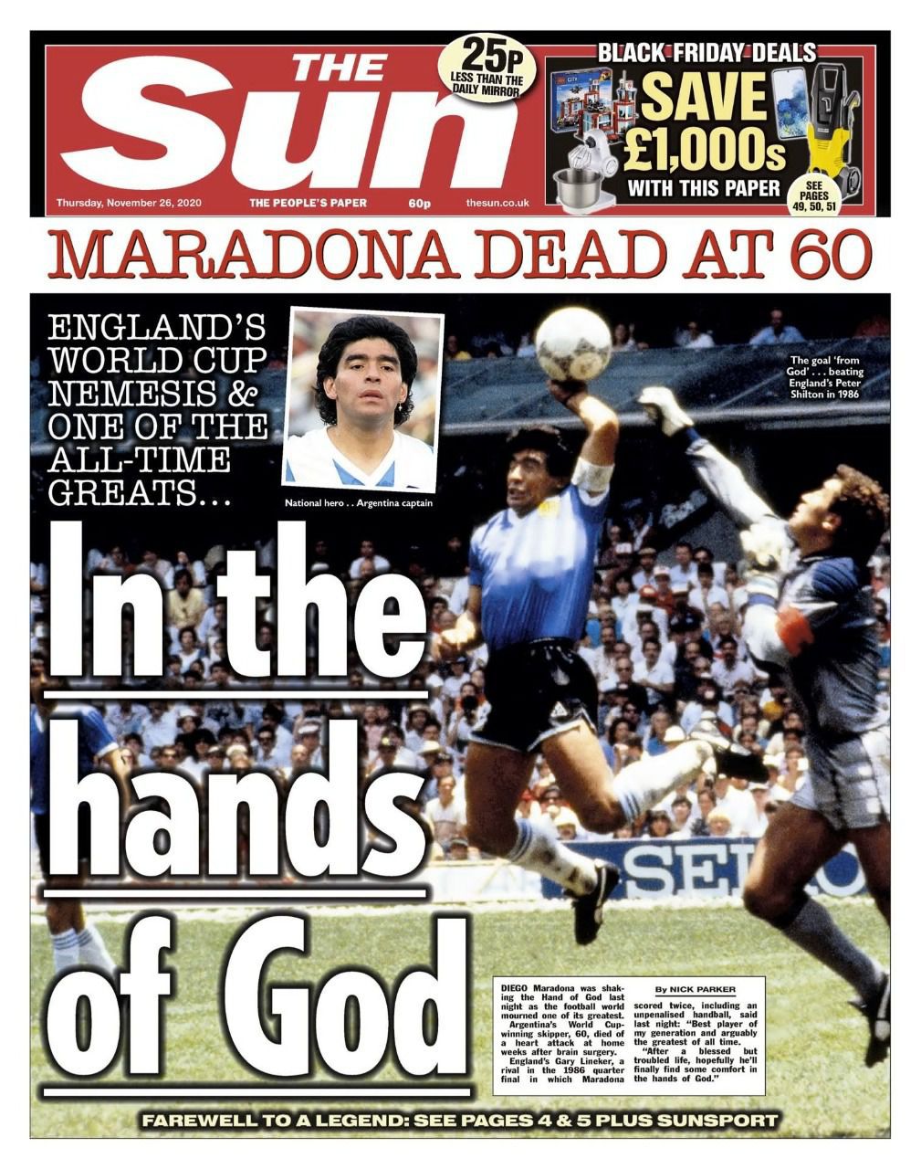 Portadas de Diego Armando Maradona