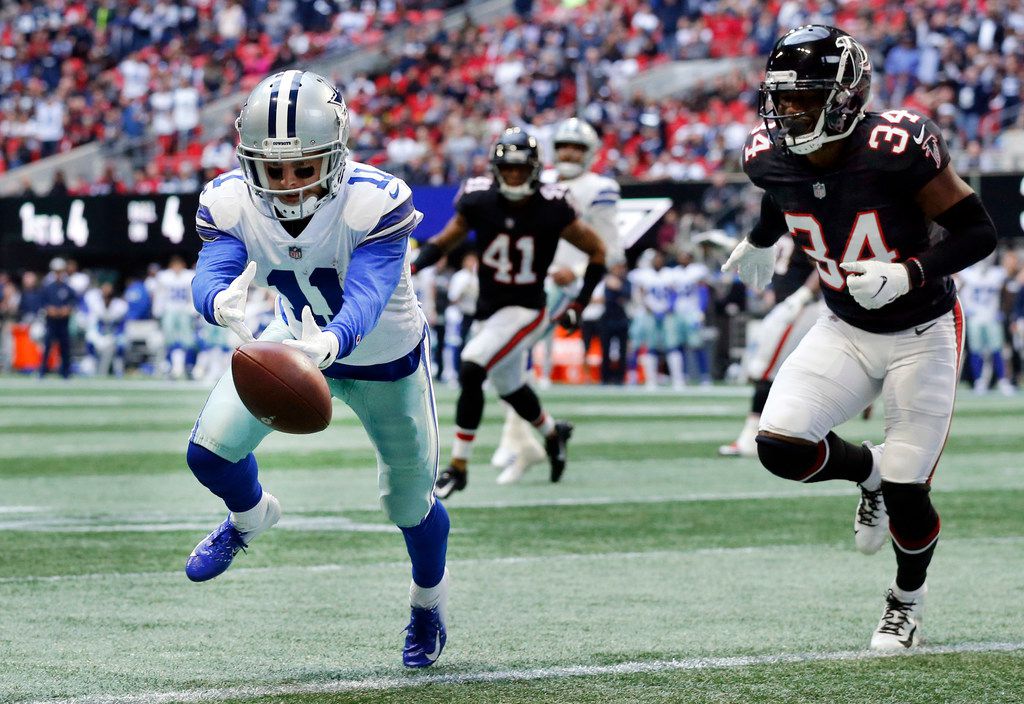 Photo: Dallas Cowboys Cole Beasley catches a 6-yard touchdown pass against  the Chiefs - ARL2017110511 