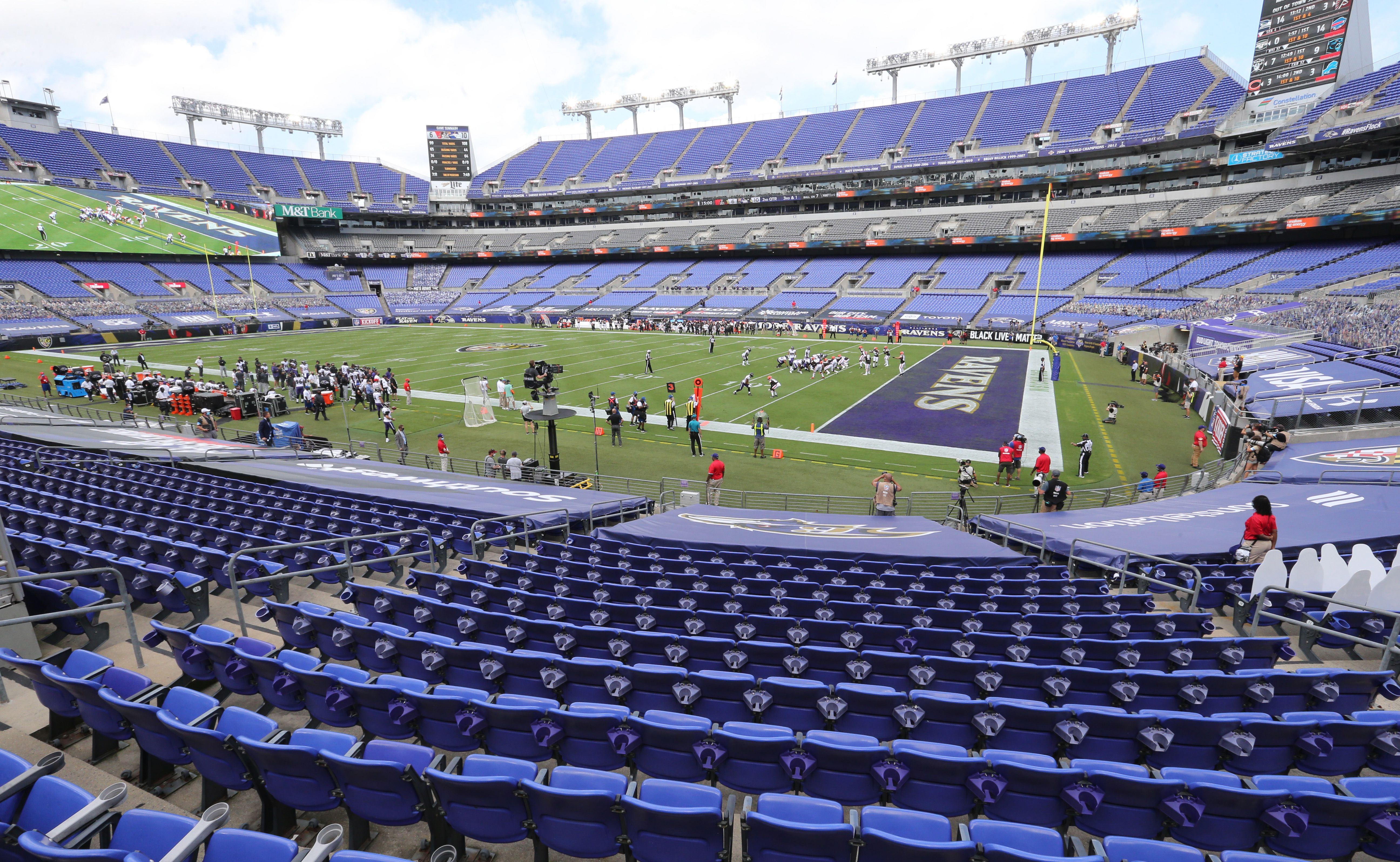 Baltimore Ravens to open stadium for Chiefs game to 250 family