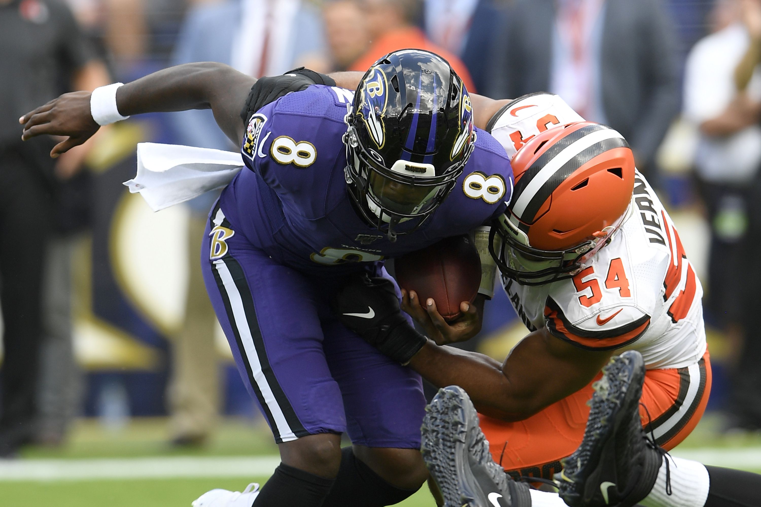 HALFTIME UPDATE: Ravens build big lead vs. Browns