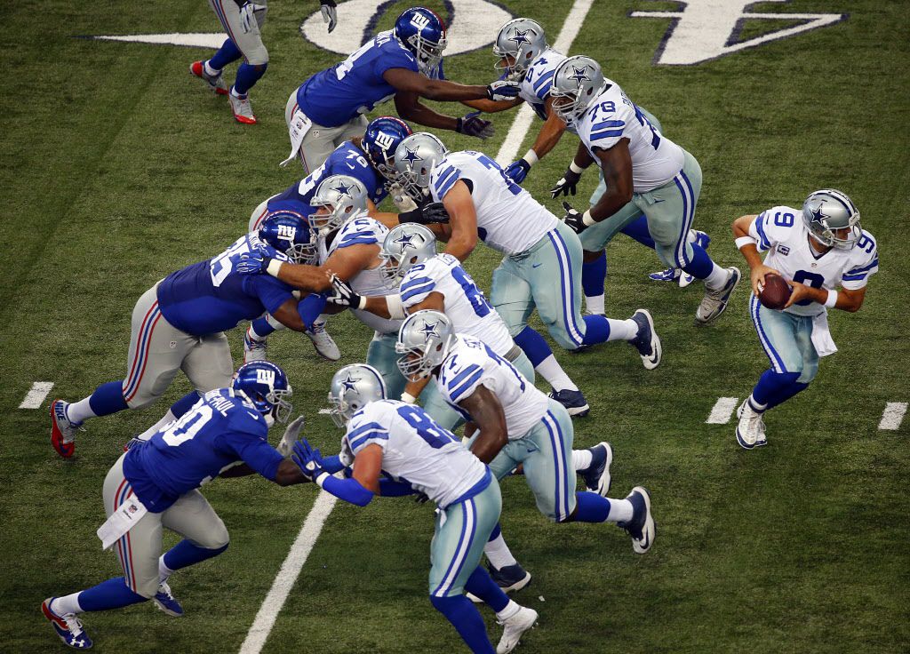 Cowboys defensive line underperformed, offensive line overperforms