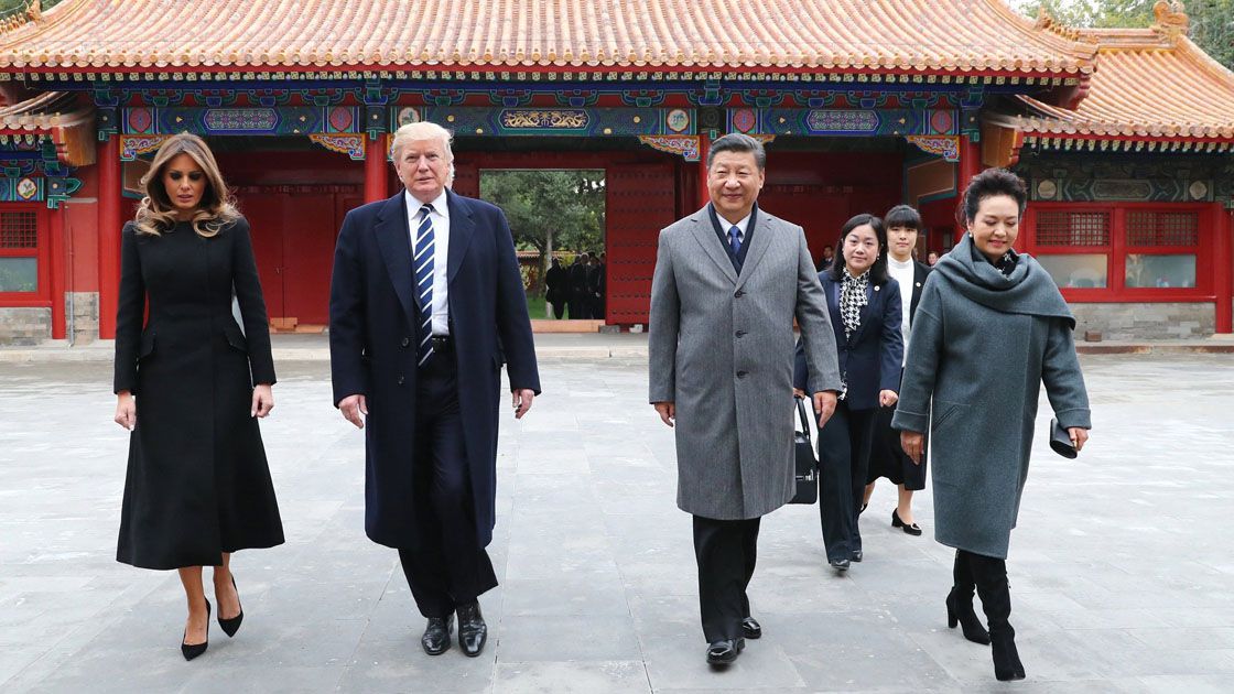 EL PRESIDENTE DE EE.UU., DONALD J. TRUMP, VISITA CHINA