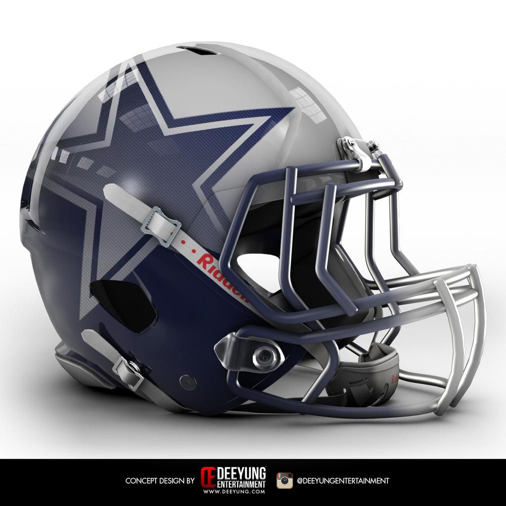 See what an alternate Dallas Cowboys helmet could look like